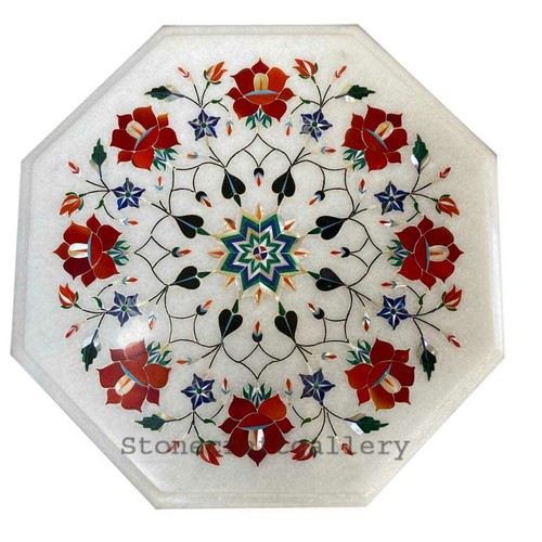 Marble table top handmad - table,