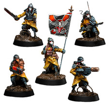 Death Korps of War Command Squad peint Warhammer 40k prévente | Art