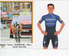 TOUR DE FRANCE CYCLISME 2 cartes de REMCO EVENEPOEL