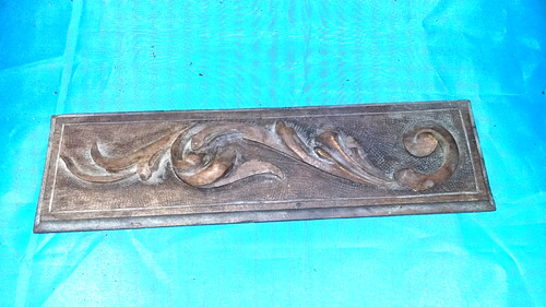 Ancienne panneau rectangulaire - ancienne,