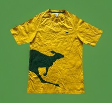 Tshirt Adidas Graphic Tee Australia Kangaroo Collector T-Shirt/ 631397 Jaune/ L