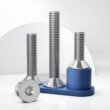 M3 M4 M5 Vis Boulon Douille Hexagonale Tête Fraisée Plate en Acier Inoxydable A2