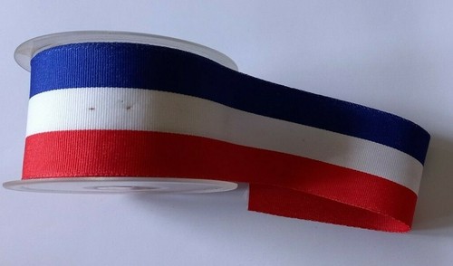 Ruban bleu blanc rouge - bleu,