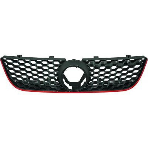 Grille radiateur rouge noir - radiateur,