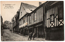 CPA 35 - FOUGERES (Ille et Vilaine) - 151. Vieilles Maisons de la rue Pinterie