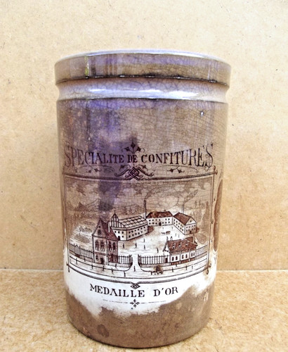 Ancien pot confiture - ancien, à
