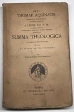 Rare Livre SUMMA THEOLOGICA