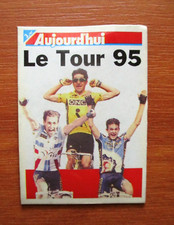 Magnet journal AUJOURD'HUI - LE TOUR DE FRANCE 1995 / aimant frigo vintage