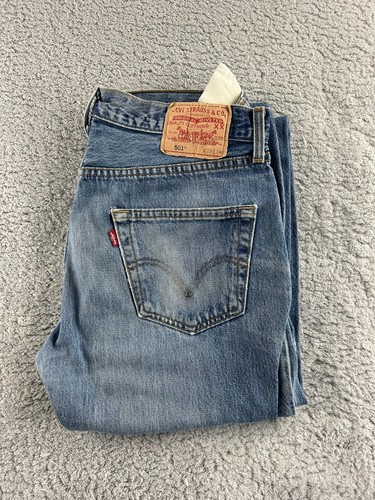 Jean levis 501 - bleu, coupe