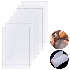 8 Feuilles de Toile en Maille Plastique 32 * 21cm Canevas Plastique Broderie ...