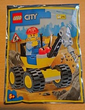 FIGURINE NEUF POLYBAG  LEGO CITY   TRAVAUX PUBLIC 952202 LA FOREUSE DRILL
