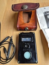 Contrôleur basse tension de poche DETEX vintage + étui cuir + notice