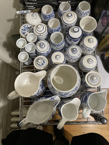 Meissen blue onion piece - blue,