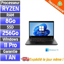 ☑️⭐☑️Lenovo Thinkpad X395 -  Amd Ryzen 3 Pro 3300U  SSD 256Go Ram 8Go☑️⭐☑️