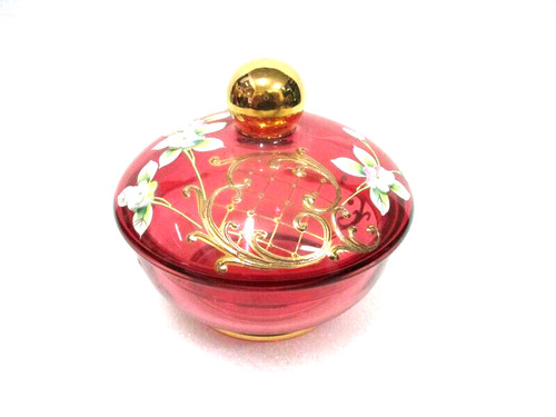 Bonbonnière verre - bonbonnière, en
