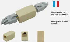 Union coupleur de connecteur LAN femelle réseau Ethernet RJ45 CAT5 5E