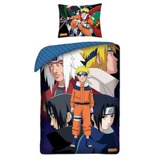 Naruto Set Housse de Couette Simple Ue Taille 2-in-1 Modèles Japonais Manga 100%