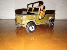 Salza Jouet Ancien Jeep Militaire 