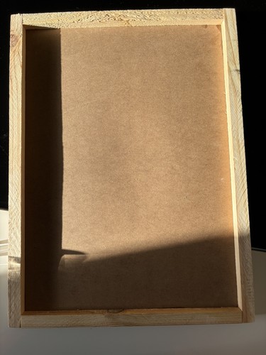 Tableau texturé artisanal - , en