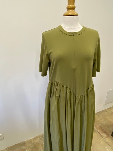 Robe vert khaki - khaki, avec
