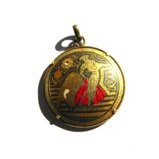 Pendentif tauromachie vintage