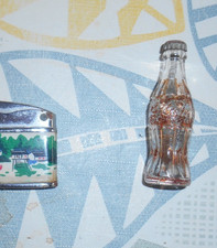 petite bouteille ancienne verre coca cola collection pub publicitaire