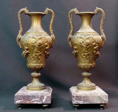 1840 belle paire vases