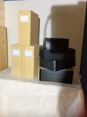Lot box avec plateaux - box,