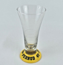 ANCIEN VERRE A PASTIS PERNOD 45 PERNOD FILS PIED EN BAKELITE DOUBLE TRAIT DOSE