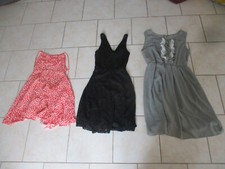 Lot 3 robes été bretelle XS