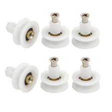 6pcs Φ22mm Roue pour portail coulissant pour placard à porte coulissante