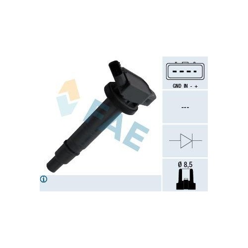 Bobine allumage fae 80301 - 1x, d'allumage