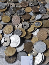 Lot de 4,5 kilos variés de pièces de monnaie françaises