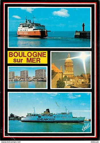 Carte postale boulogne - postale,