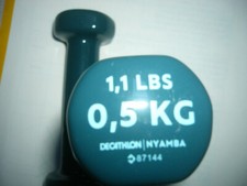 Haltères Epoxy Fitness 2x0.5kg - couleur noir - état impeccable