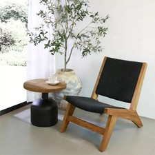 Chaise en bois tissu fauteuil