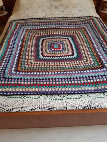 Plaid vintage crochet en - vintage,