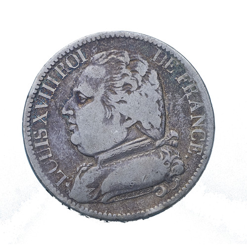 Louis xviii francs - francs, 1814