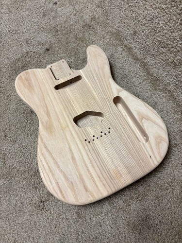 Raw guitar body ash - guitar,