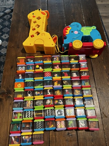 Fisher price peek blocks - a,
