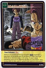 Cartes à jouer et à collectionner Dragon Ball Z D-703
