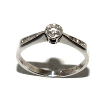 Bague En Or Blanc 9 Carats