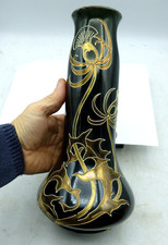 SUPERBE VASE SARREGUEMINES