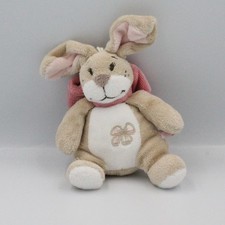 Doudou musical lapin beige
