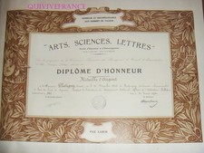 DIPL281 - DIPLOME ARTS