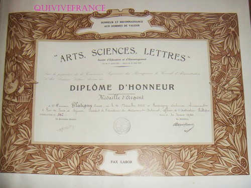 Dipl281 diplome arts - dipl281,
