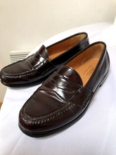 Beautiful vintage French Shriner Bennington loafers, size 8.5 / 41.5 (M)
