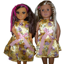 Robe Jaune Eléphant Poupée