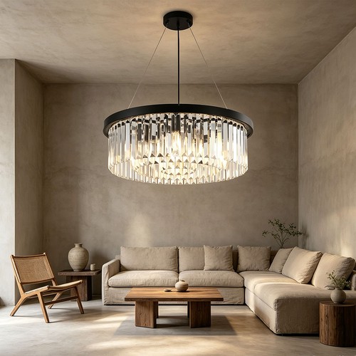 Moderne chandelier cristal - chandelier, en