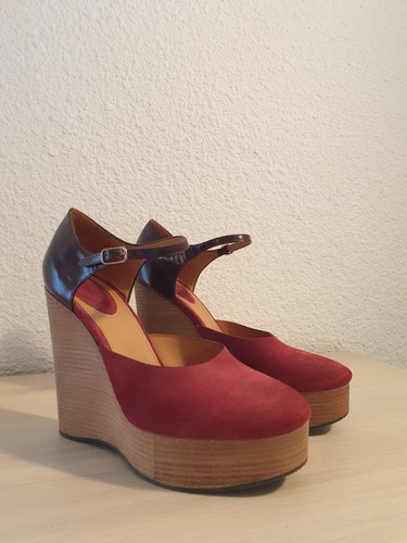 Sandales compensées chloé - sandales,